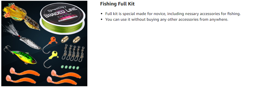 Sougayilang Casting Fishing Rod and Reel Combo Set 