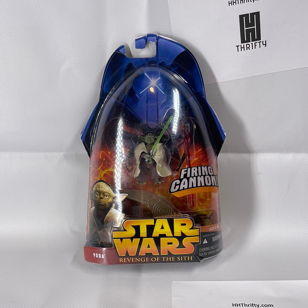 2005 Hasbro Star Wars Revenge Of The Sith Yoda Action Figure