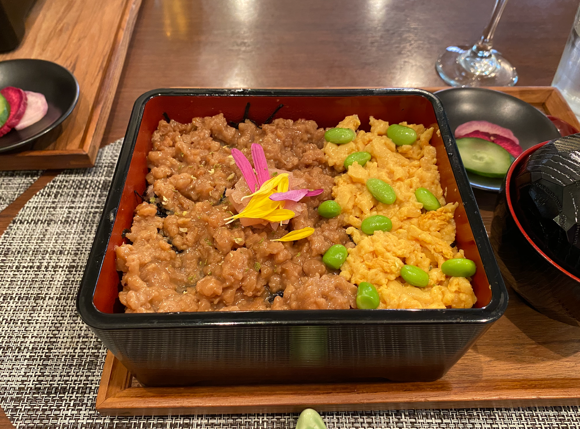 ヴィーガン三食丼