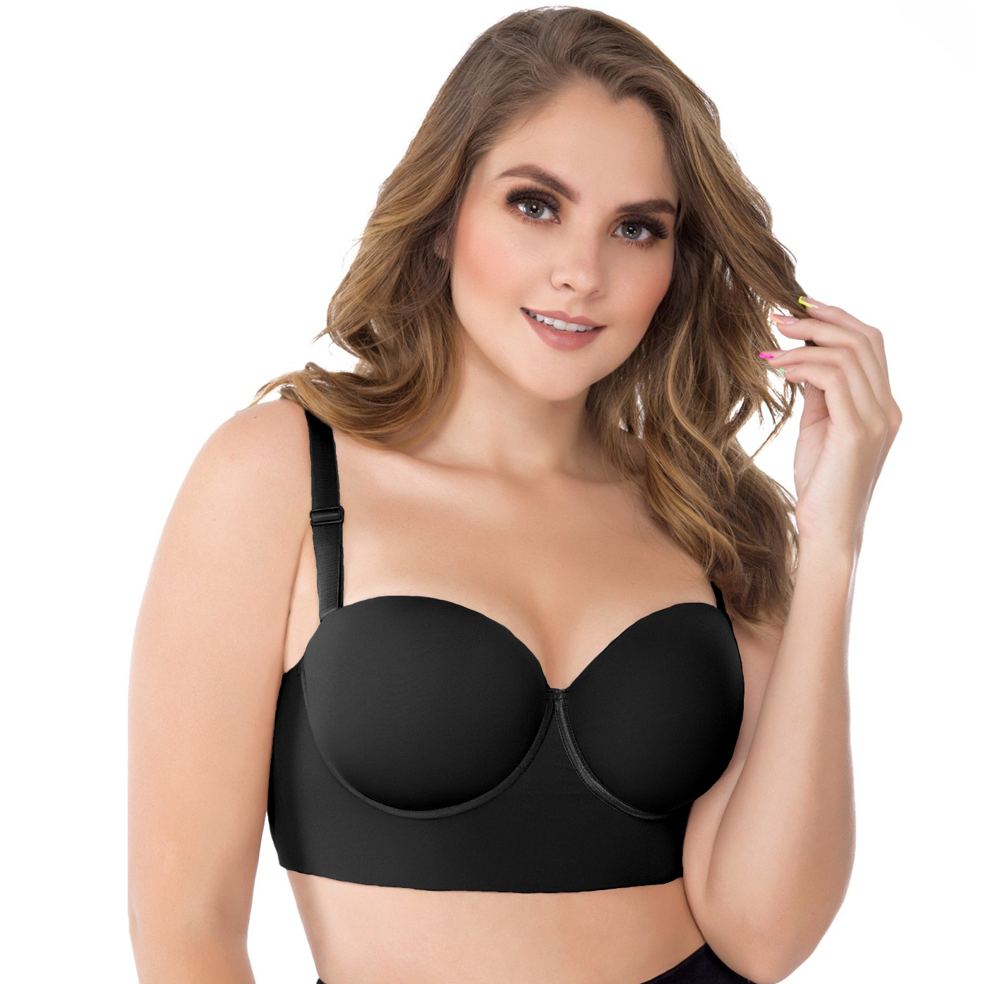 Brasieres 011986 Strapless Negro