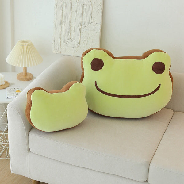Happy Frog Pillow – Plushie Depot