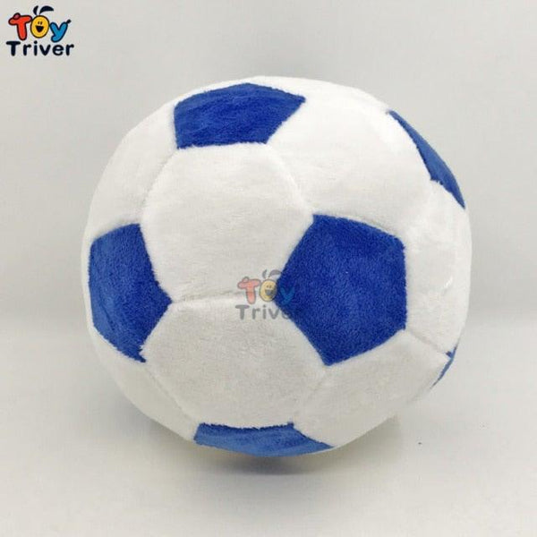 Football Plush Toy NWT New w/ Tag Toy Works Blue White Small
