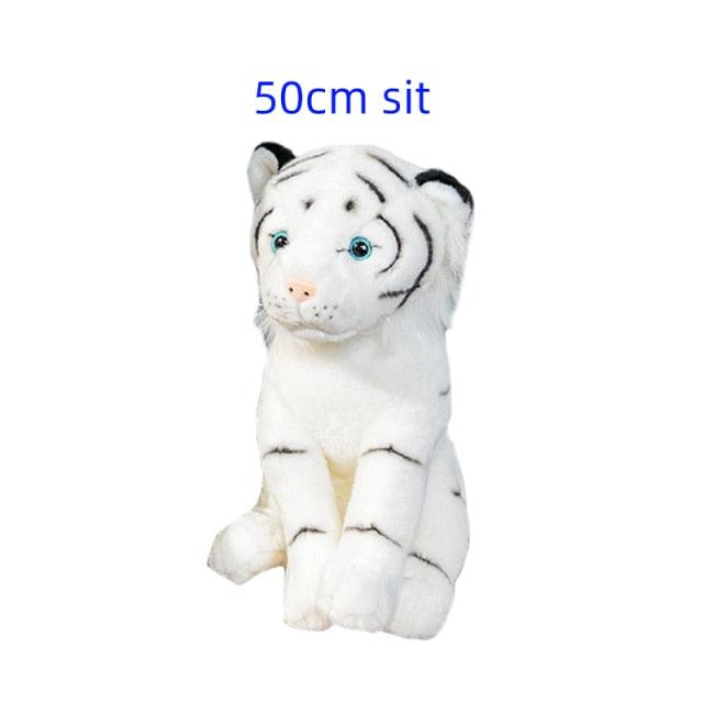 Kawaii Tiger Plushies - 50cm white sit - Plushie Depot