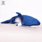 20" Beautiful Realistic Simulated Blue Whale Stuffed Animal Plush Toy - Plushie Depot
