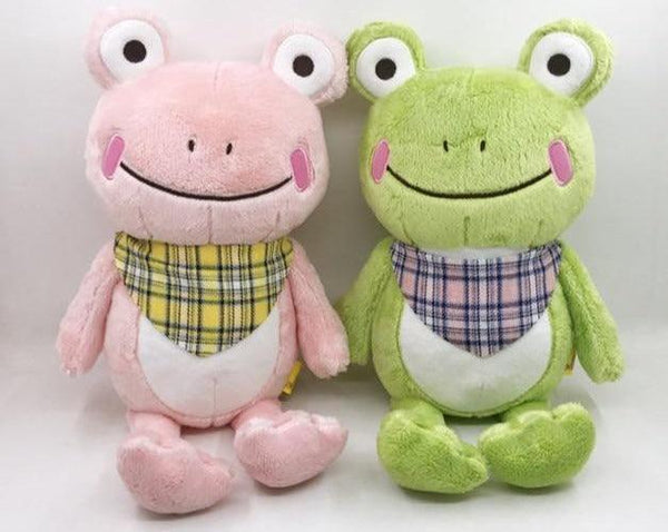 Sleepy Green Frog Plushie – Plushie Depot