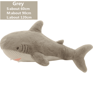 Cute 60-120cm Soft Giant Large Shark Plush Stuffed Ocean Fish