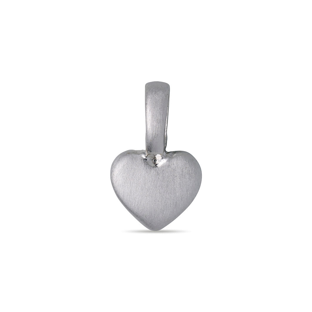 Billede af Pilgrim CHARM recycled Hjerte vedhæng sølvbelagt