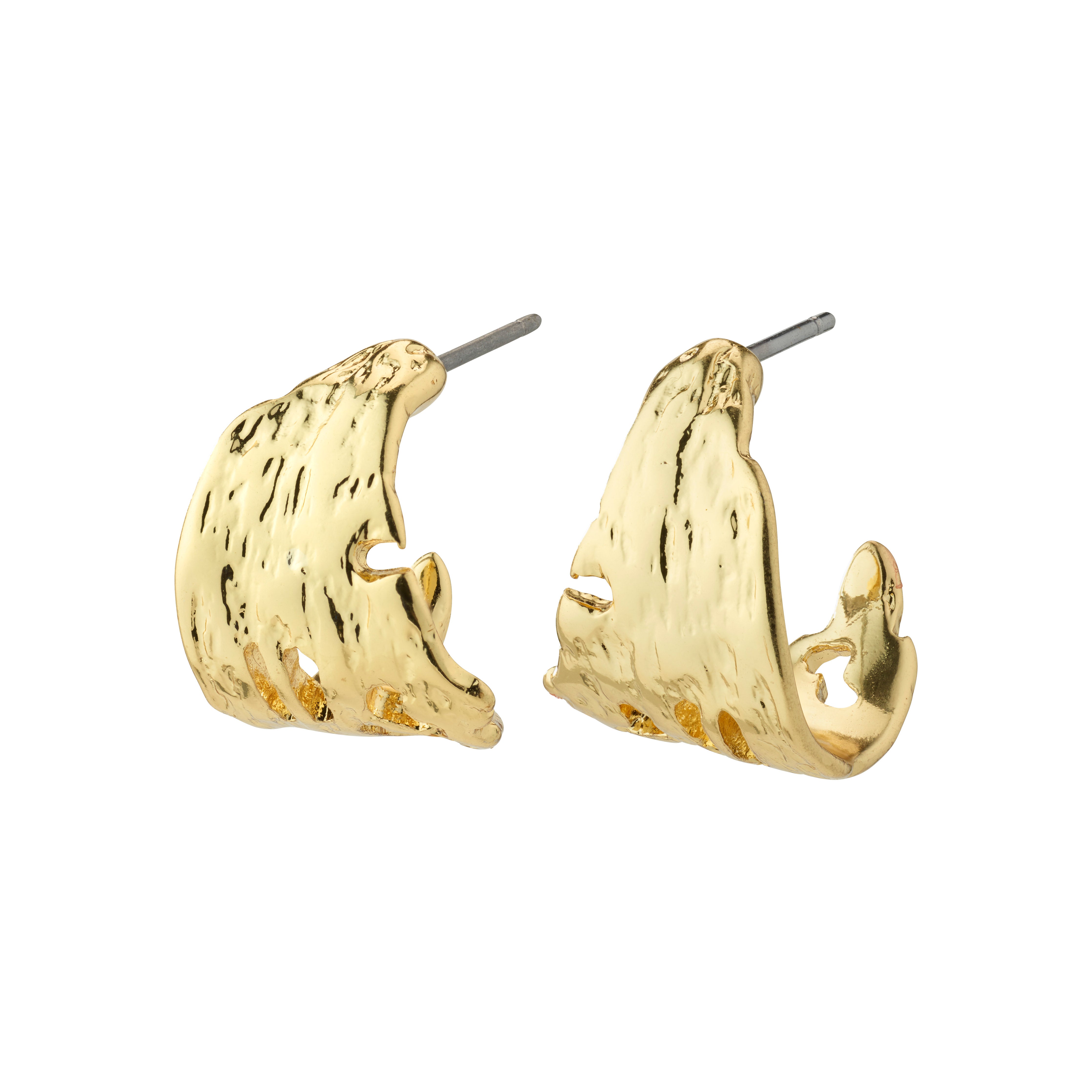 Billede af Pilgrim BRENDA recycled øreringe guldbelagt