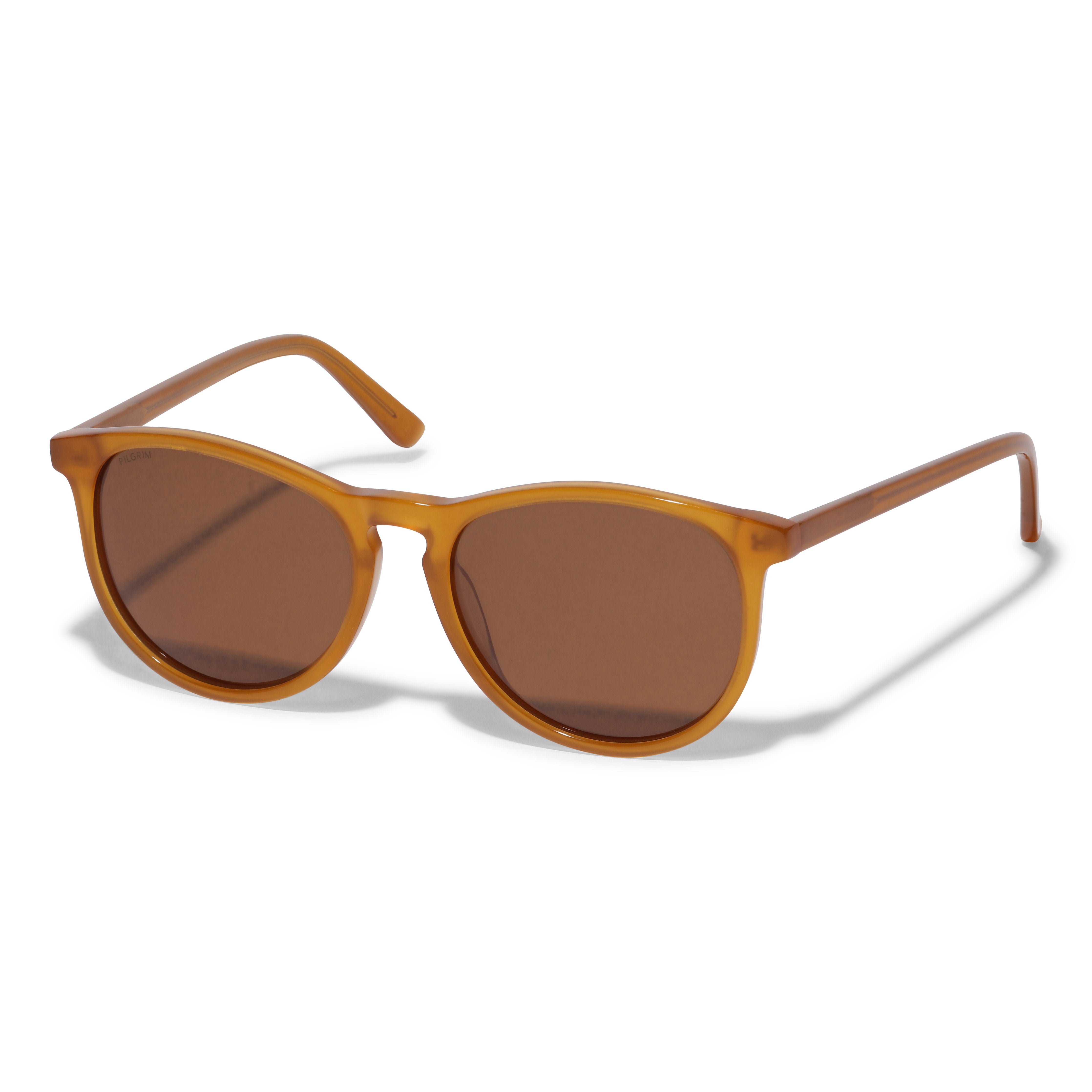 Pilgrim SAHARA acetat solbriller lysebrun