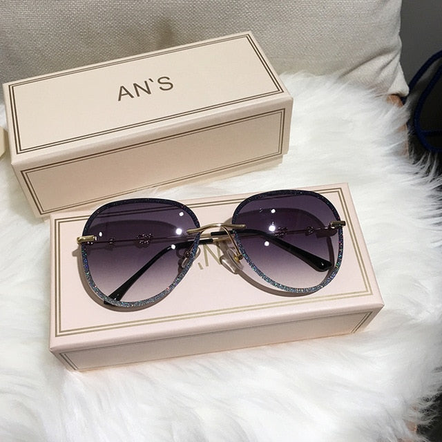 diamond aviator sunglasses