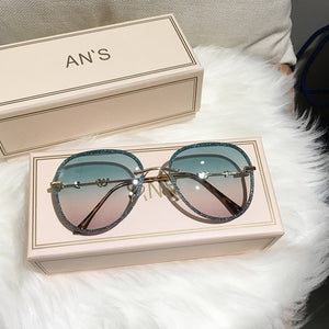 diamond aviator sunglasses