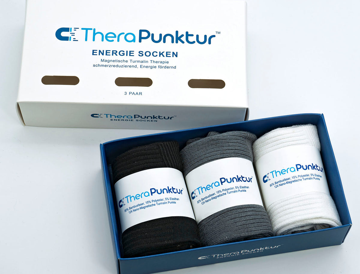 TheraPunktur Energie Socken Therapie Socken Neurosocken Magnet Socken