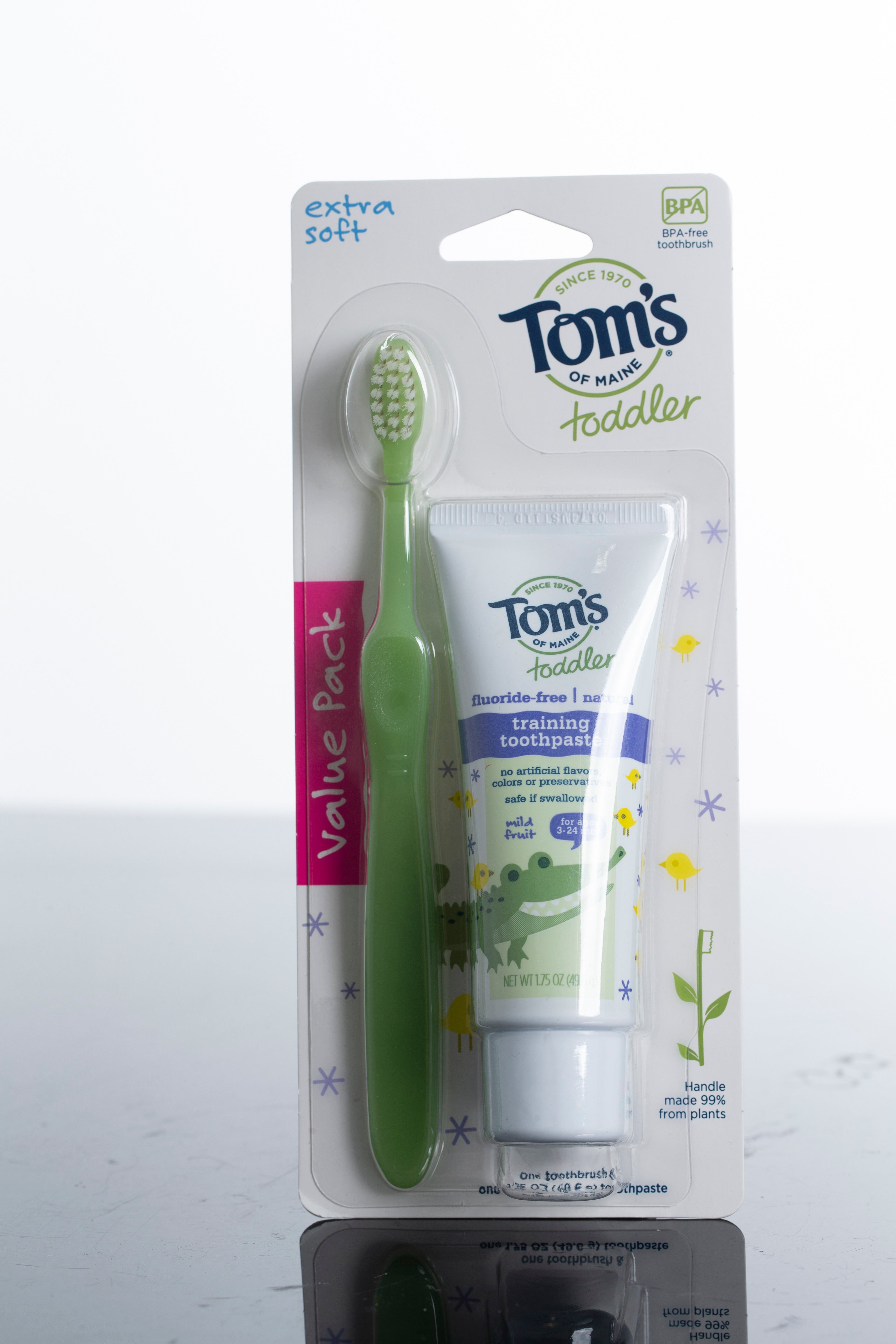 toms training toothpaste