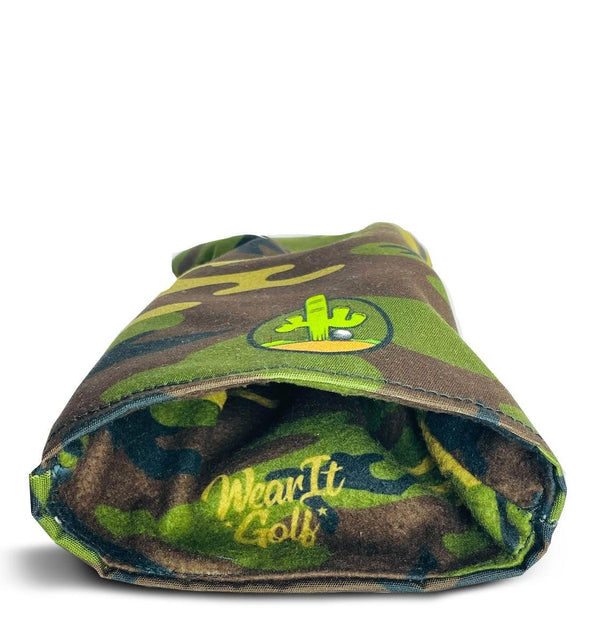 Invitational Edition Waxed Canvas golf headcover in Camo Driver