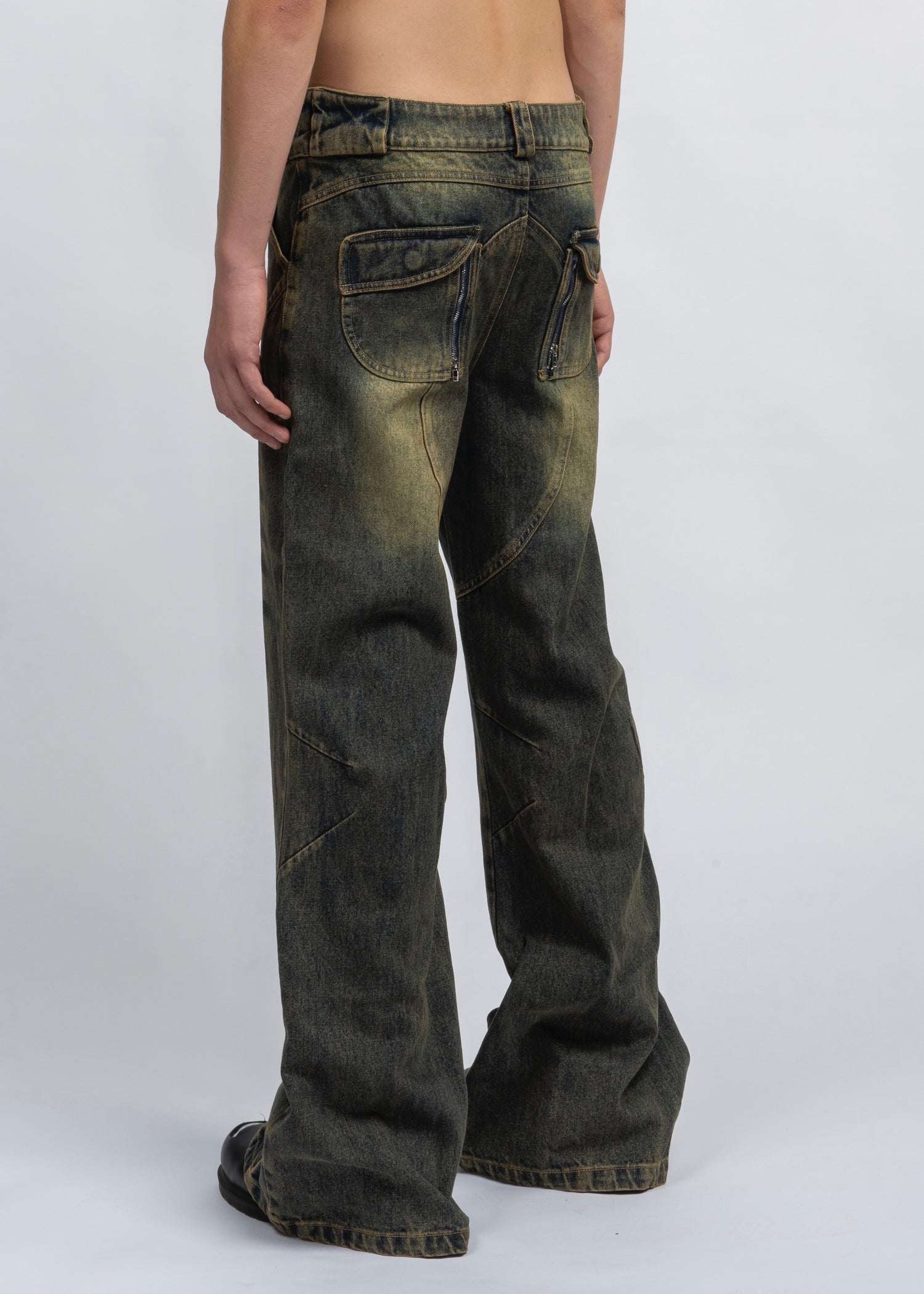 NO FAITH STUDIOS FLARED DENIM 003 www.obn.ba