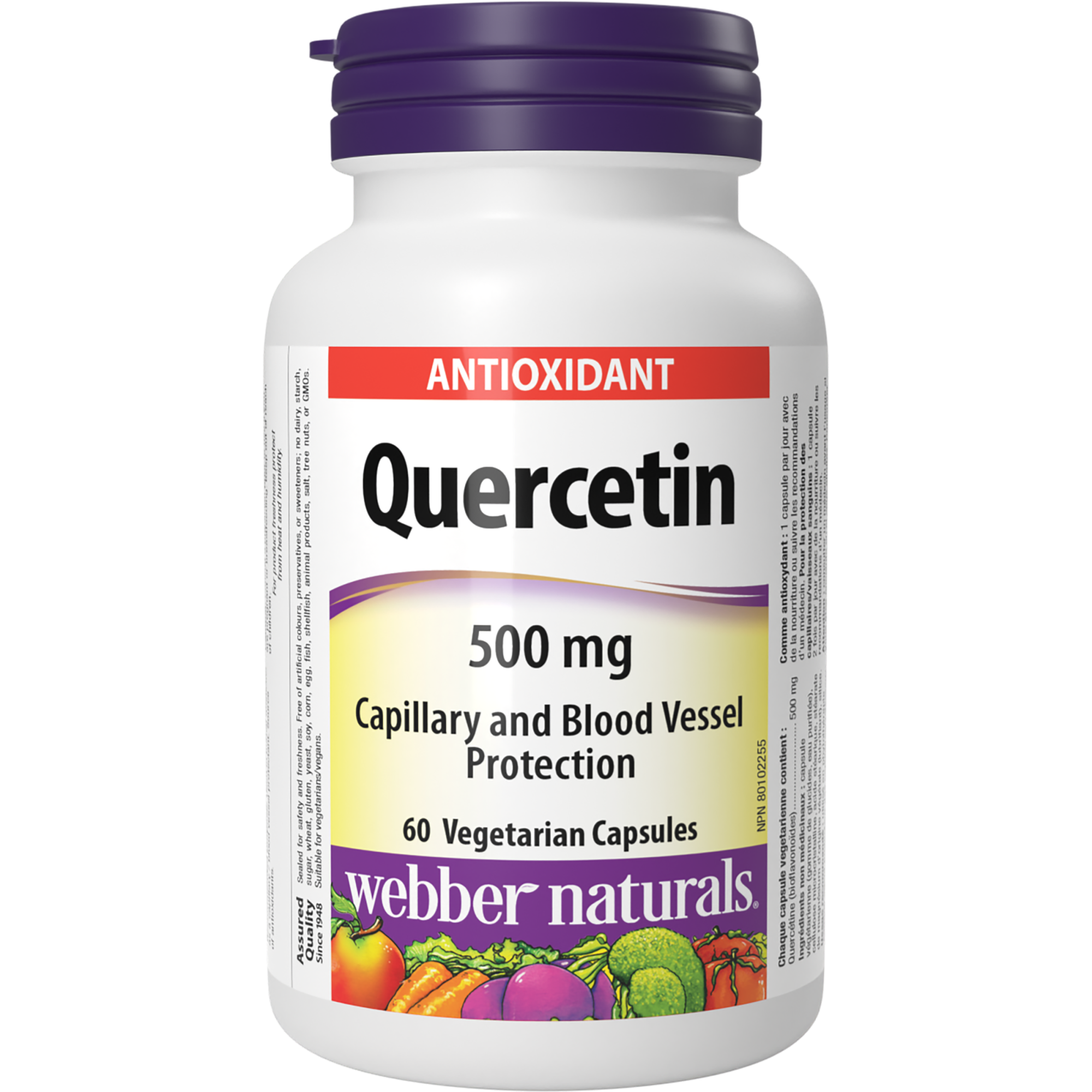 Quercetin 500 mg - Webber Naturals product image