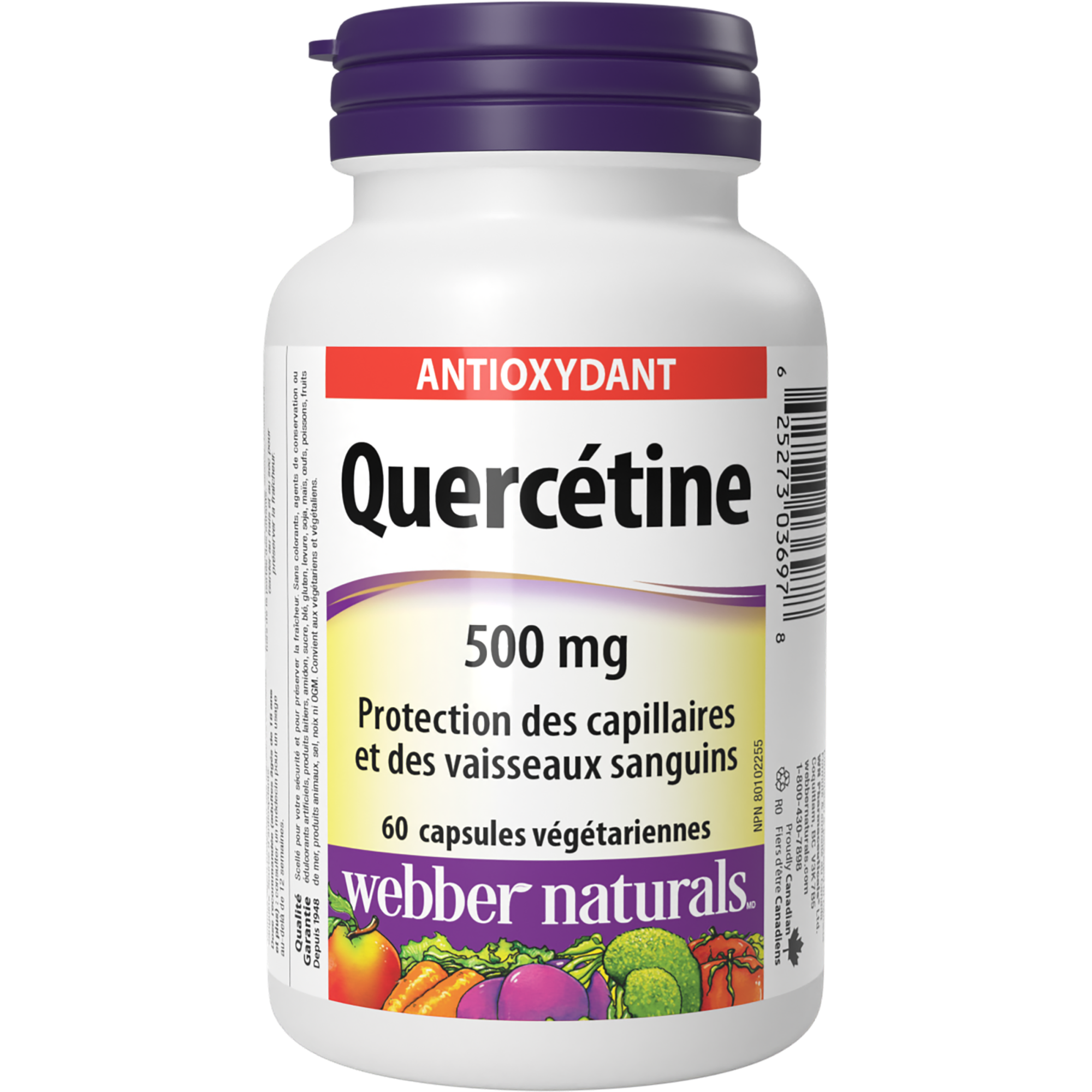 Quercétine 500 mg - Webber Naturals product image