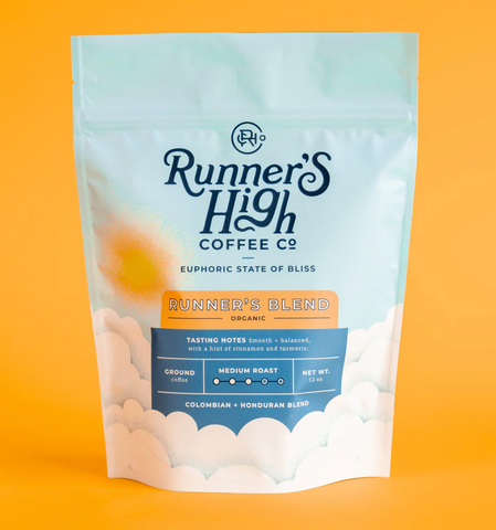 runner's high coffee bag