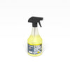 CleanBasic bottle of yellow fluid is a water-based cleaner, suited for the daily cleaning of Siegmund Welding Tables