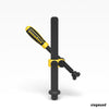 Black and Yellow Siegmund Screw Clamp for fixing welding materials