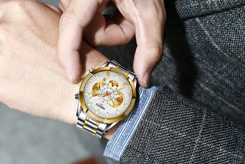 Relógio Masculino Nibosi Luxo Premium Original