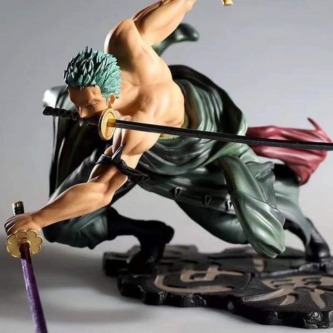 Action Figure Anime One Piece Roronoa Zoro 10 CM