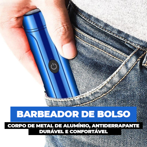 Barbeador Elétrico Portátil Profissional - Barber Pro Original