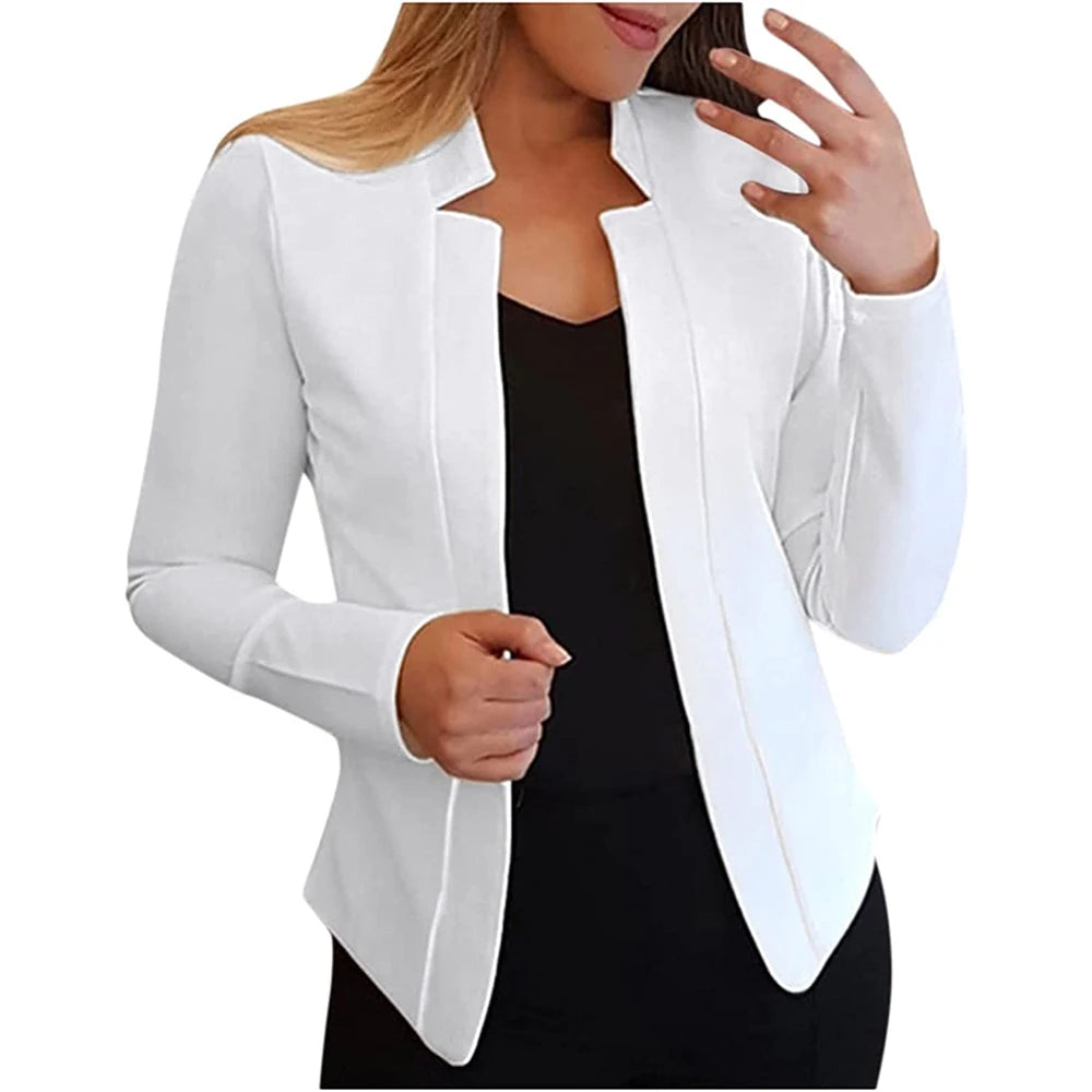 Blazer Feminino com Frente Aberta Soraya