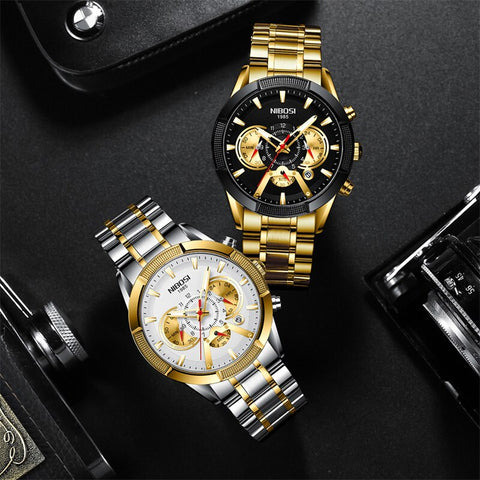 Relógio Masculino Nibosi Luxo Premium Original