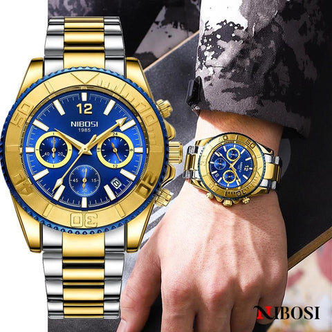 Relógio Nibosi Luxo Premium Original