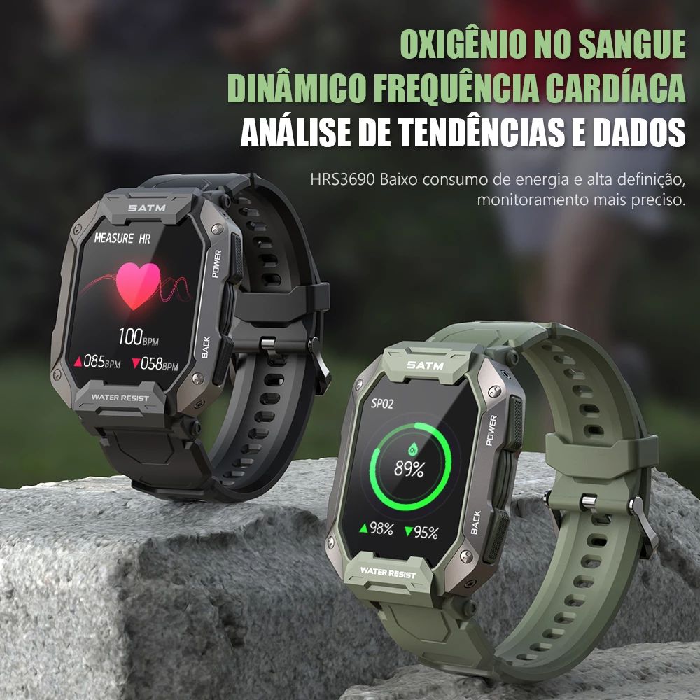 Relógio Smartwatch Indestrutível Militar Original
