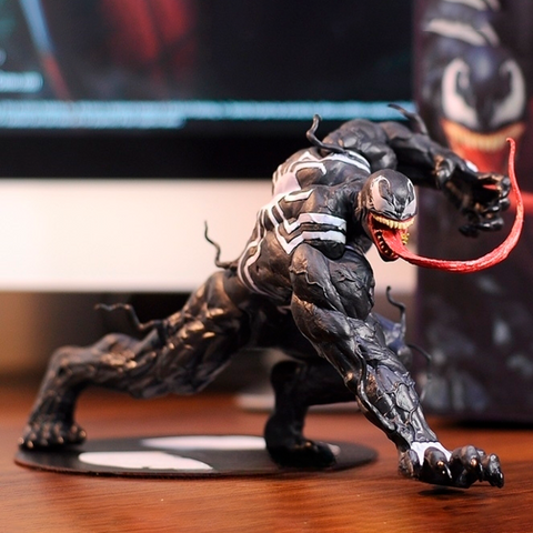 Action Figure Venom Spider Man 18cm Originais Marvel