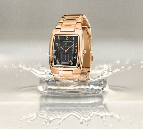 Relógio Feminino Delicado Gold Elegance
