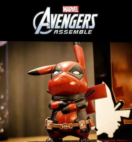 Action Figure Pikachu Pokemon Cosplay Deadpool 13CM Original