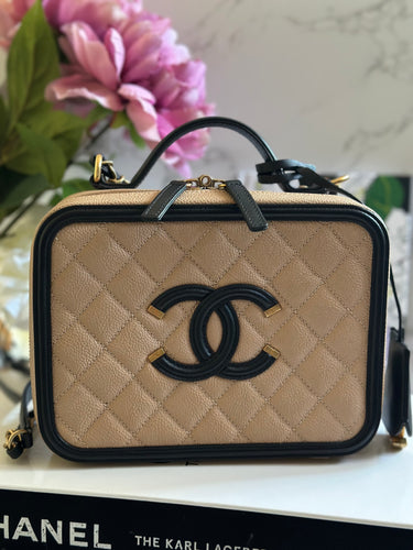 Chanel Series 7 Vintage 24K GHW Black Caviar Jumbo Flap Bag