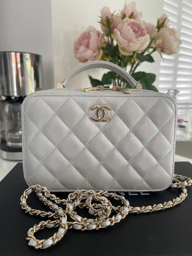 Chanel 21S Mini rectangular ombre rose lambskin ghw