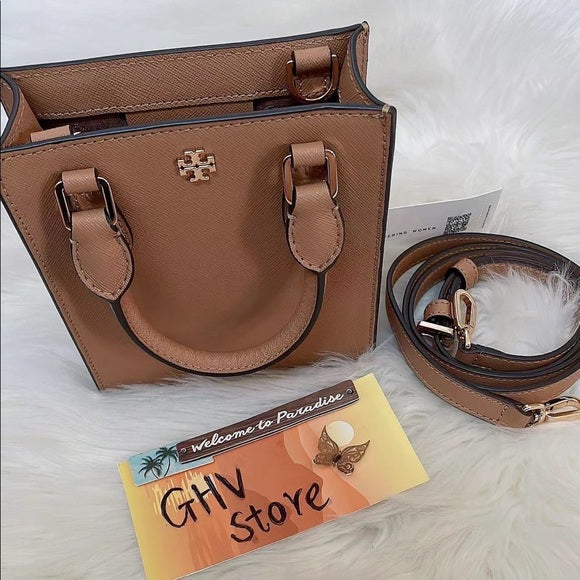 Tory Burch Emerson Mini Shopper Tote Crossbody Bag – GHV Store