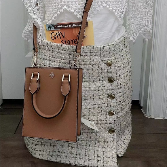 Tory Burch Emerson Mini Shopper Tote Crossbody Bag – GHV Store