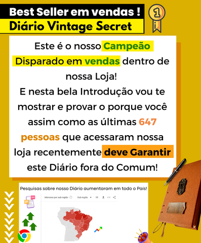 Diário Vintage Secret®