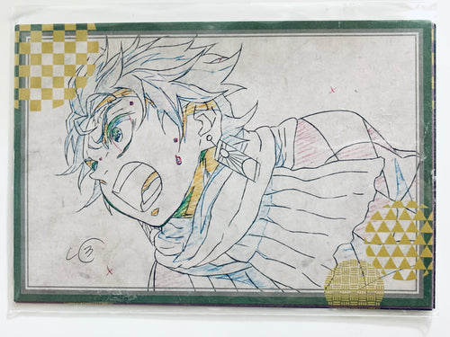 Zenitsu Agatsuma (rice ball) exhibition original picture post card Demon  Slayer: Kimetsu no Yaiba Character Director Picture Scroll Cafe in ufotable  Cafe 4 th period, Goods / Accessories