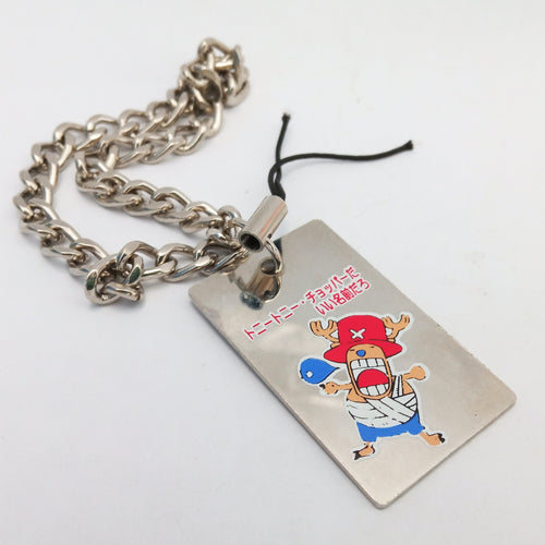 Anime One Piece Tony Tony Chopper Metal Pendant Necklace