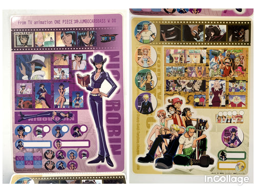 One Piece - Jumbocarddass W DX.1 - Sticker Set - Seal – Cuchiwaii