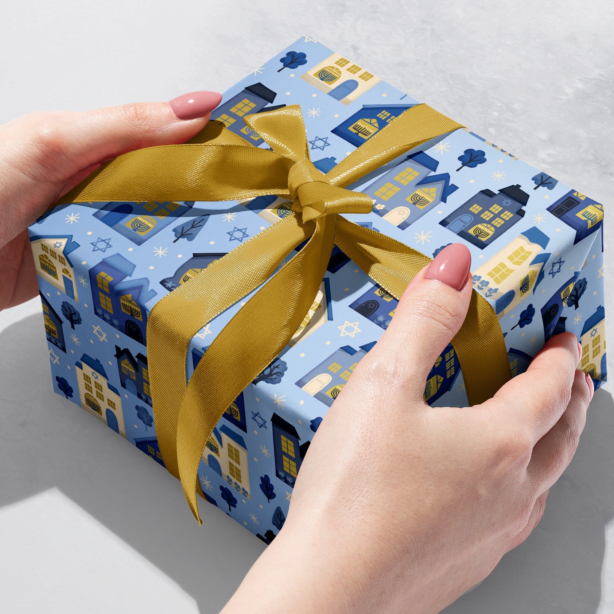 Jillson & Roberts Bulk Gift Wrap, Matte Solid Royal, 1/2 Ream 417' x 30 inch, Blue