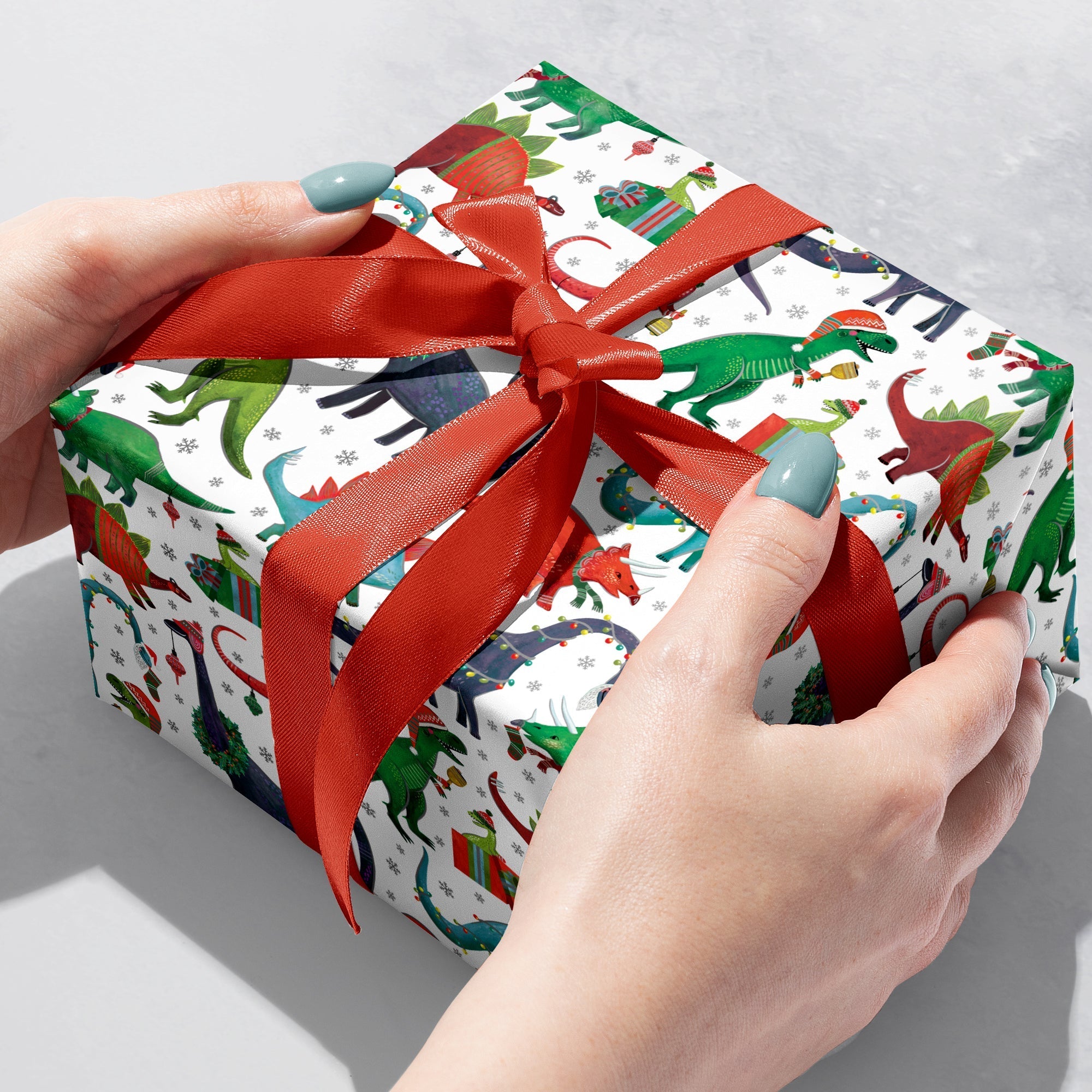 Embossed Little Trees Christmas Gift Wrap Full Ream 833 ft x 30 in