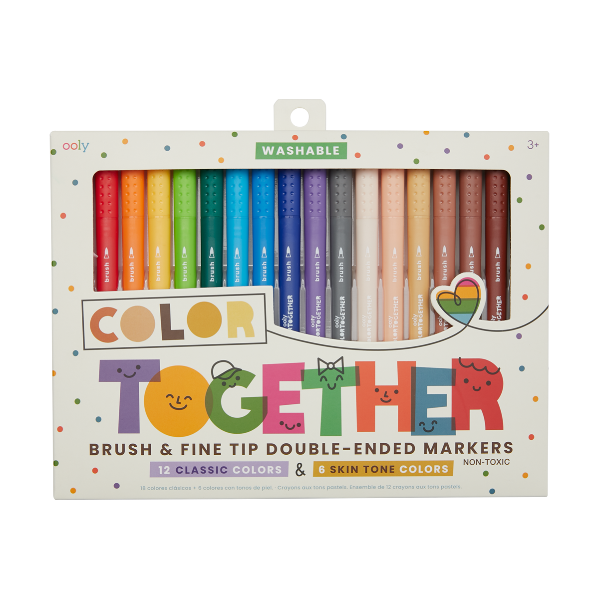 Ooly Confetti Stamp 9 Double Ended Markers