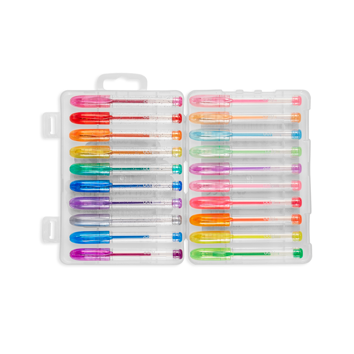 Yoobi Color & Glitter Color Gel Pens-Multicolor-24 Pack