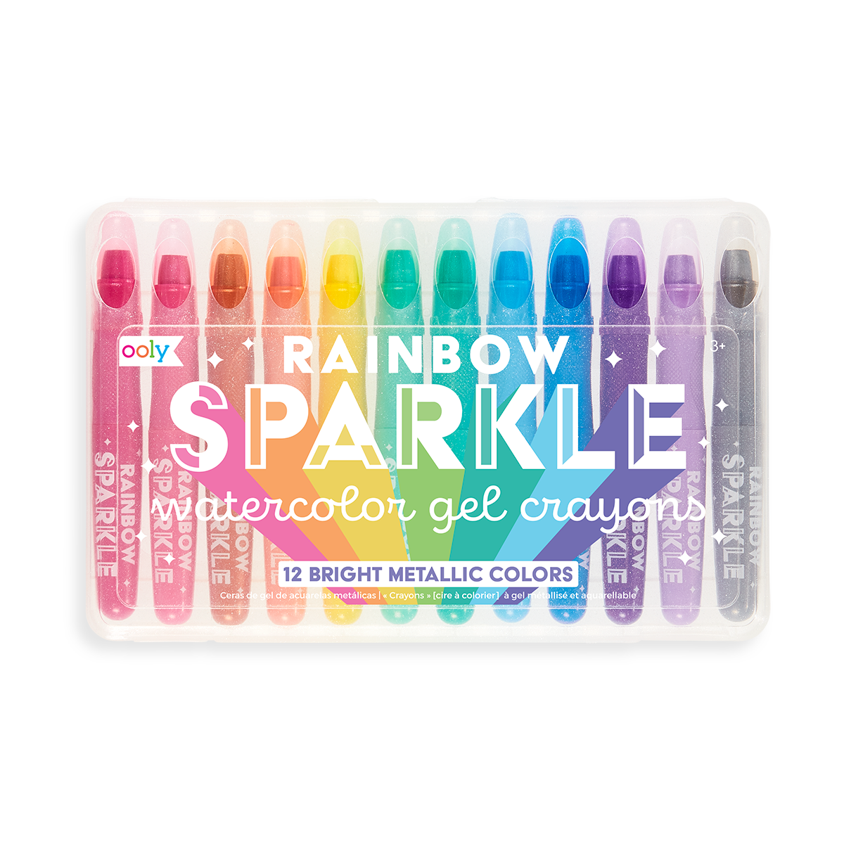 Rainbow Sparkle Glitter Markers - Set of 15