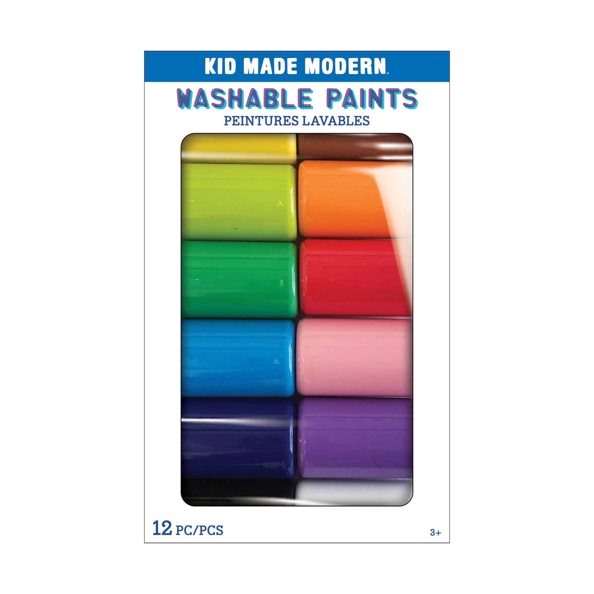 Kid Made Modern - Acrylic Paint Set for Kids - Palette of 54 Colors for Art  Projects, Canvases, Brushes, & Wood Palette - Kids Acrylic Paint Set for