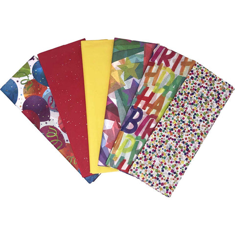 Jillson & Roberts Christmas, Winter Holiday Tissue Paper Assortment for  Gift Bags, Presents, Party Favors, DIY Crafts, Kids, 6 Pack, 24 Sheets Total