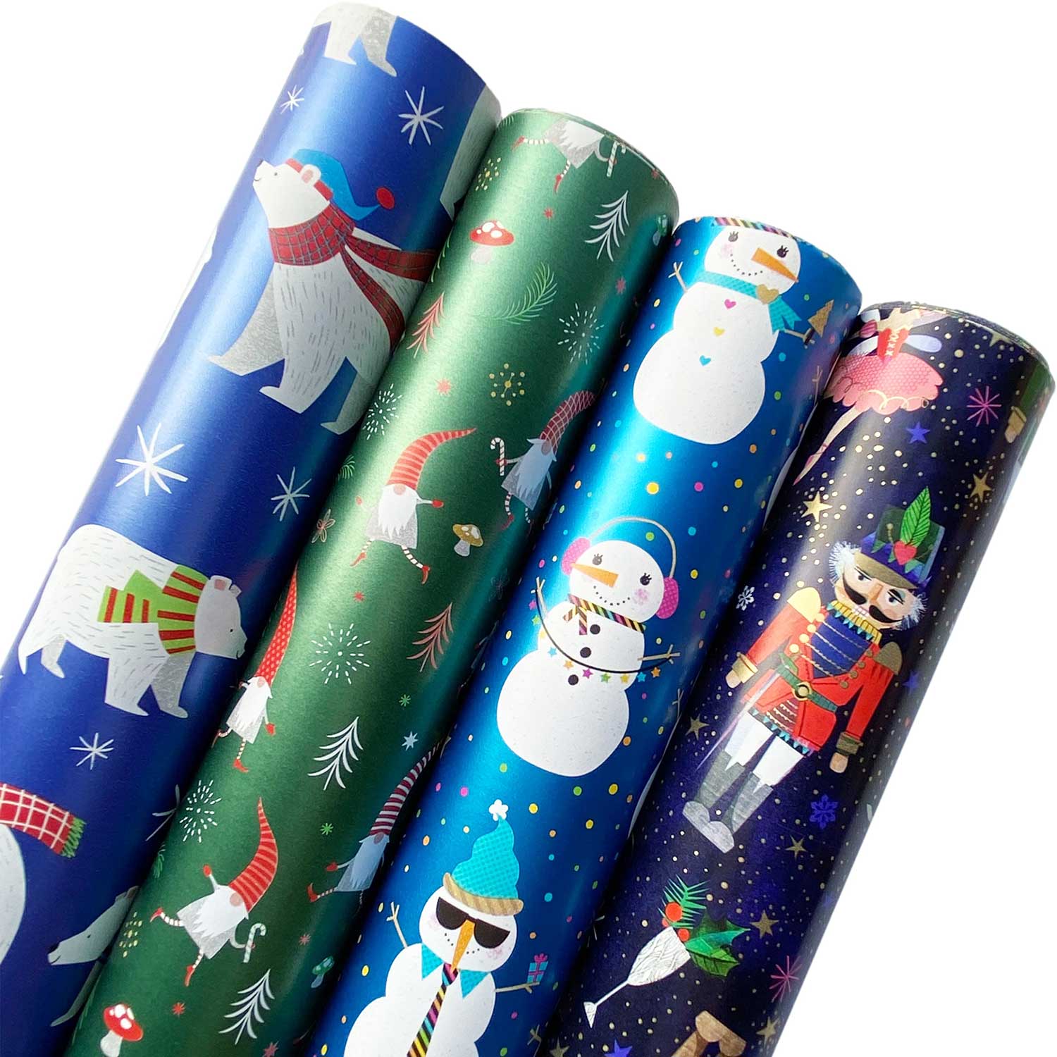 Floral Wrapping Paper Roll Bundle (12.5 sq ft per roll, 75 total sq ft –  Present Paper